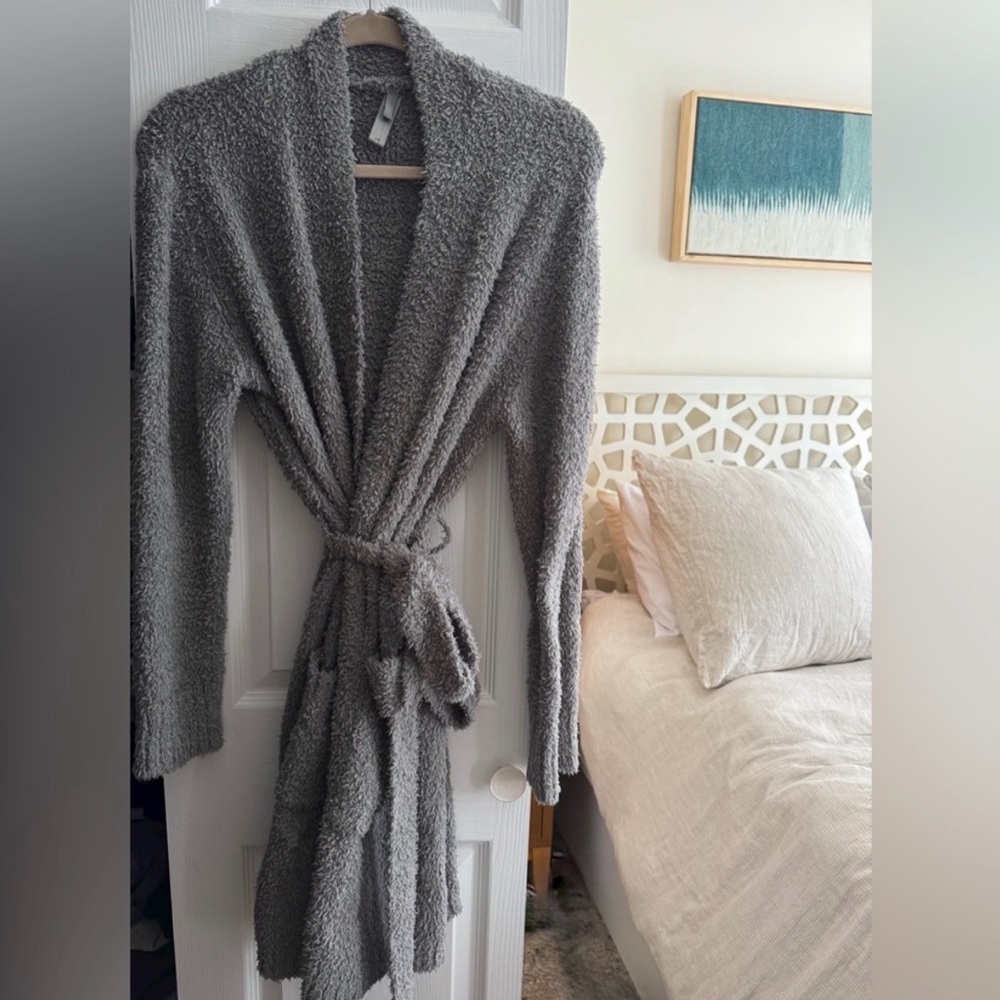 SKIMS Cozy Gray Robe